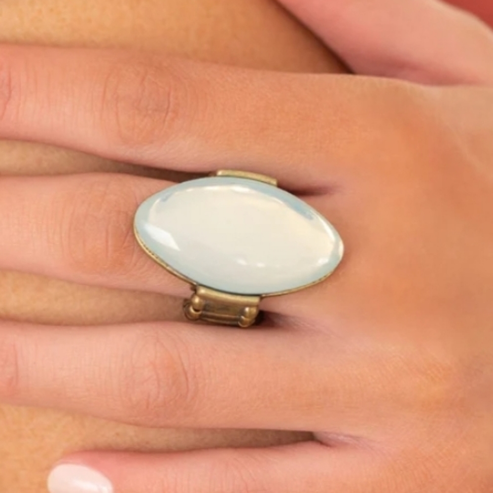 Opal Odyssey Brass Ring #117